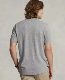 Szary t-shirt polo Classic Fit