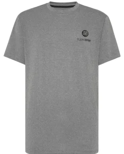 Szary t-shirt z logo