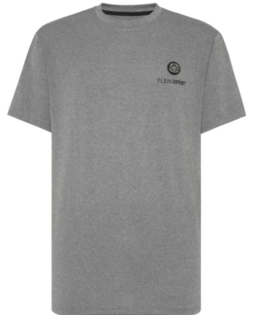 Szary t-shirt z logo