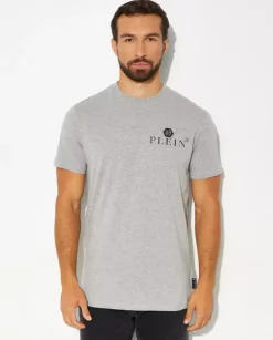Szary t-shirt z logo