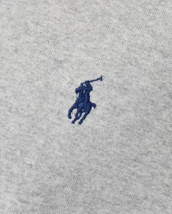 Szary t-shirt z logo Regular Fit