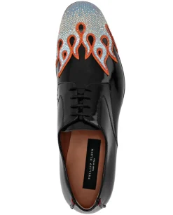 Sznurowane buty z kryształami