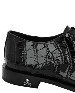 Sznurowane buty z motywem zwierzęcym