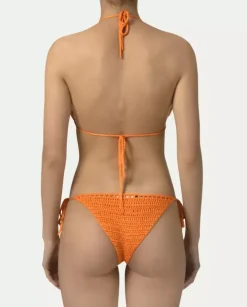 Szydełkowy komplet bikini Flora Orange