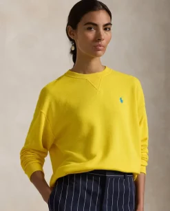 Żółta bluza z logo