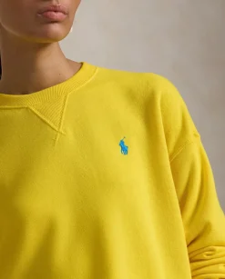 Żółta bluza z logo