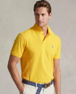 Żółta koszulka Custom Slim Fit