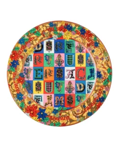Talerz z porcelany Christmas Holiday Alphabet