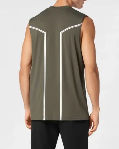 Tank top w kolorze khaki