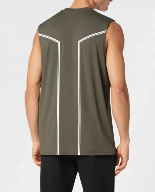 Tank top w kolorze khaki