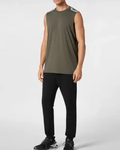 Tank top w kolorze khaki