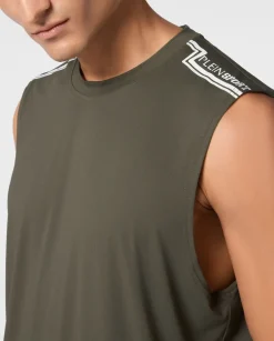 Tank top w kolorze khaki