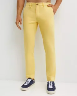 Żółte spodnie chino Slim Fit