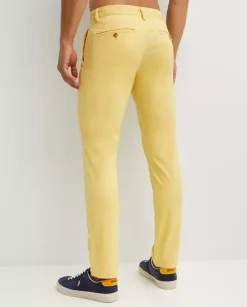 Żółte spodnie chino Slim Fit