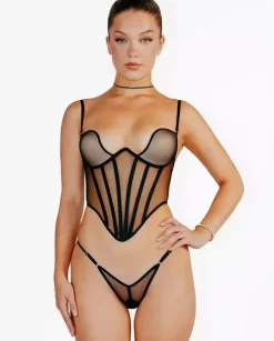 Tiulowy gorset Hailey