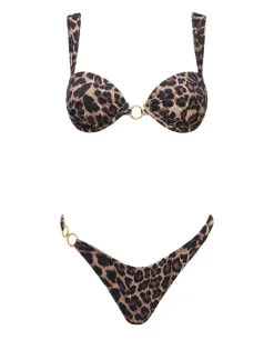 Top od bikini Sana Leopard