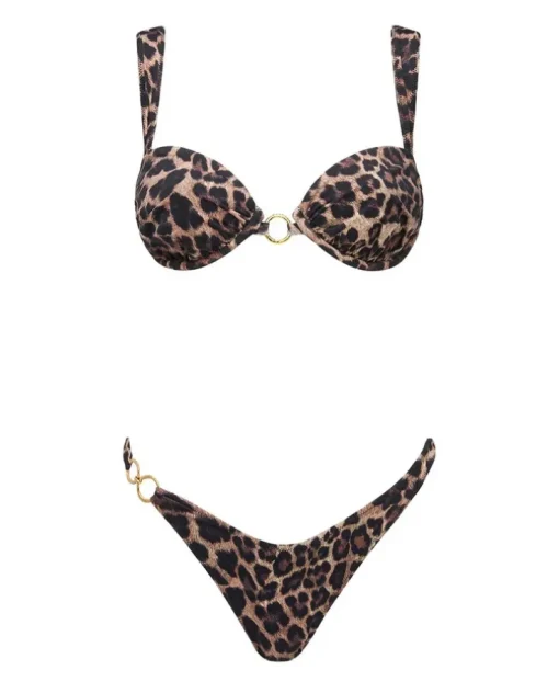 Top od bikini Sana Leopard