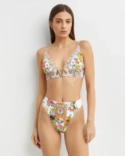 Top od bikini w kwiaty
