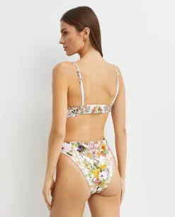 Top od bikini w kwiaty