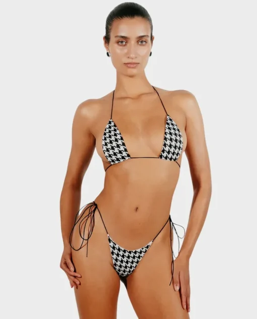 Top od bikini w pepitkę Catch Me Petra