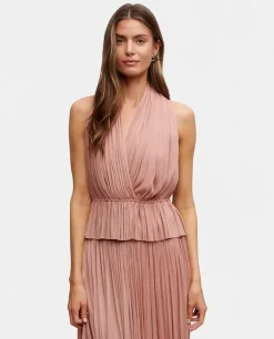 Top z jedwabiu Blush