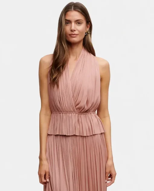 Top z jedwabiu Blush