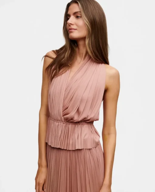 Top z jedwabiu Blush