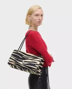 Torebka Dual Bag Large we wzór zebry
