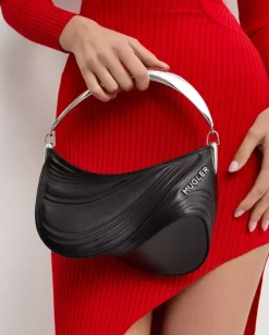 Torebka Mini Spiral Embossed Leather Pouch