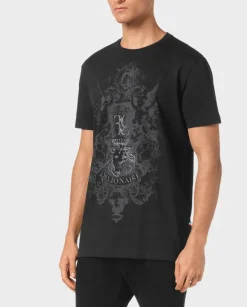 T-shirt z okrągłym dekoltem i nadrukiem