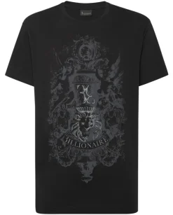 T-shirt z okrągłym dekoltem i nadrukiem