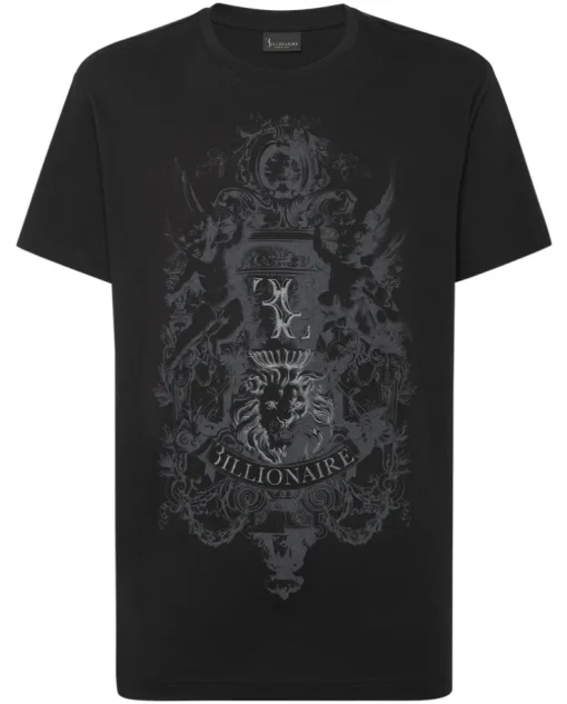 T-shirt z okrągłym dekoltem i nadrukiem