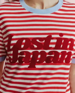 T-shirt Lost in Japan Striped