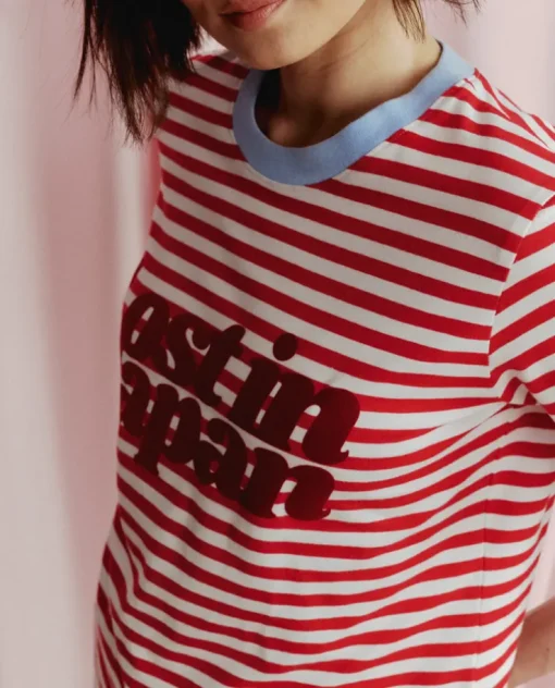 T-shirt Lost in Japan Striped