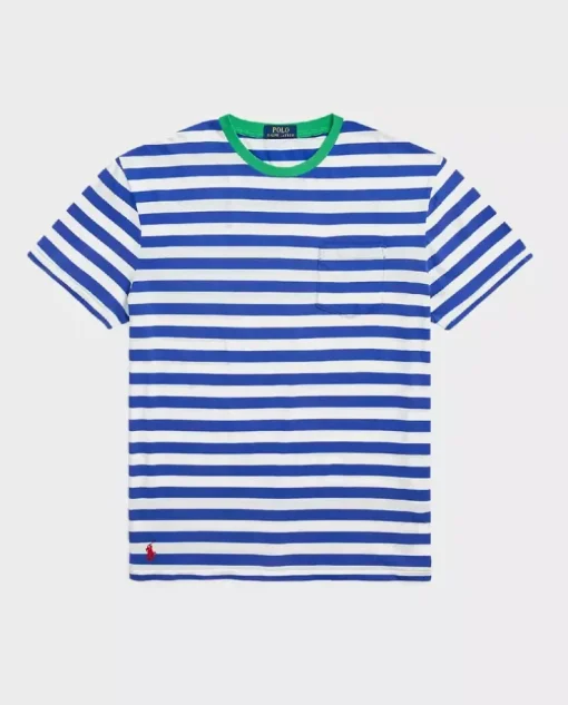 T-shirt w paski Classic Fit
