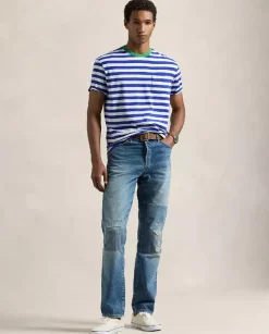 T-shirt w paski Classic Fit