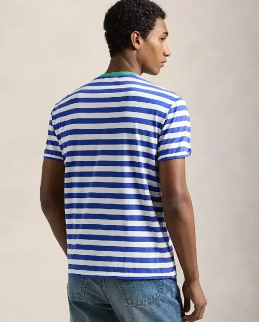 T-shirt w paski Classic Fit