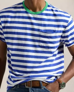 T-shirt w paski Classic Fit