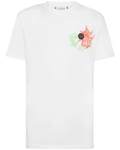 T-shirt z aplikacją