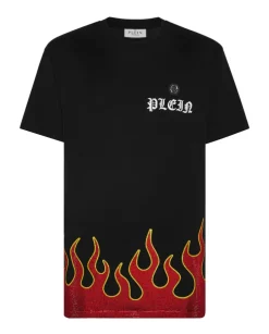 T-shirt z aplikacją