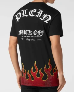 T-shirt z aplikacją