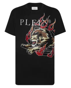 T-shirt z aplikacją
