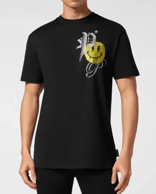 T-shirt z aplikacją