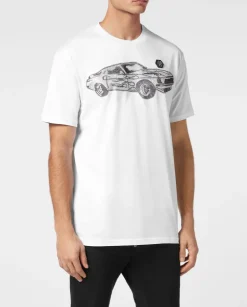 T-shirt z aplikacją Cars Racing
