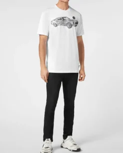 T-shirt z aplikacją Cars Racing