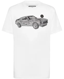 T-shirt z aplikacją Cars Racing