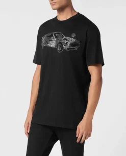T-shirt z kryształami