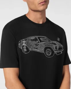 T-shirt z kryształami