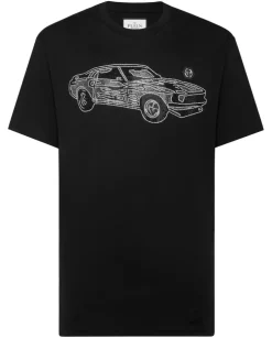 T-shirt z kryształami