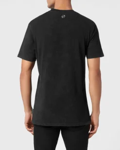 T-shirt z kryształowym nadrukiem